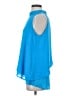 Bellatrix 100% Polyester Blue Sleeveless Blouse Size S - photo 5
