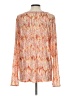 Logo Layers Orange Long Sleeve Blouse Size L - photo 2