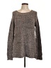 Pink Clover 100% Polyester Tweed Brown Pullover Sweater Size L - photo 1