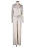 AYR 100% Lyocell Metallic Solid Ivory Jumpsuit Size S - photo 1