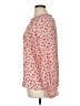 Boden 100% Silk Hearts Red Long Sleeve Silk Top Size 14 - photo 5