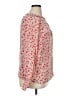 Boden 100% Silk Hearts Red Long Sleeve Silk Top Size 14 - photo 4