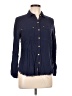 MICHAEL Michael Kors 100% Viscose Blue Long Sleeve Button-Down Shirt Size S - photo 1