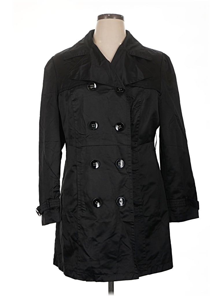 Pre-owned George Trenchcoat In Black