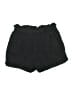 Ci Sono 100% Cotton Solid Black Shorts Size L - photo 2