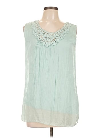 Carla Conti Sleeveless Silk Top (view 1)