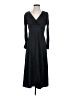 Gap 100% Polyester Black Casual Dress Size 0 Petite - photo 1