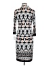 Mlle Gabrielle Print Gray Casual Dress Size M - photo 2