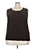 Avenue Brown Sleeveless T-Shirt Size 26 - 28 Plus - photo 1