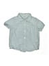 Janie and Jack Solid Teal Short Sleeve Button-Down Shirt Size 18-24 mo - photo 1