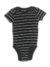 Petit Lem Stripes Black Short Sleeve Onesie 0-3 MO / 3 MO - photo 1