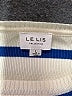 Le Lis 100% Rayon Ivory Pullover Sweater Size L - photo 7