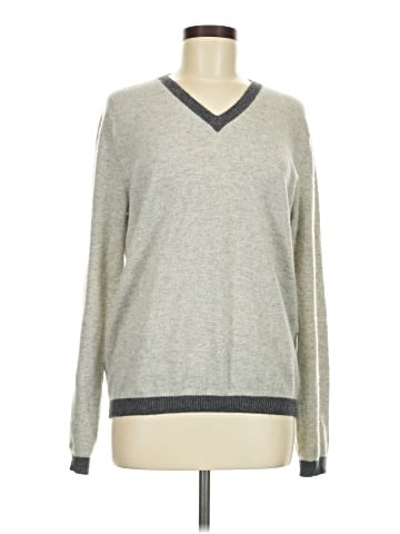 Black Saks Fifth Avenue Cashmere Pullover Sweater (view 1)