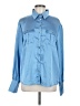 She + Sky 100% Polyester Blue Long Sleeve Blouse Size M - photo 1