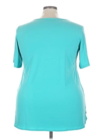 Susan Graver Short Sleeve T-Shirt (view 2)