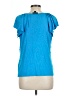 AGB Blue Short Sleeve Blouse Size L - photo 2