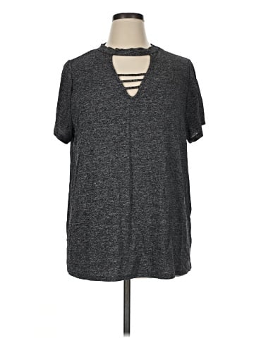 Jennifer Lopez Short Sleeve Henley (view 1)