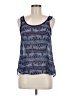 Mudd 100% Polyester Blue Sleeveless Top Size M - photo 1
