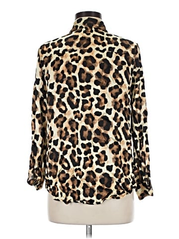 Topshop Long Sleeve Blouse (view 2)