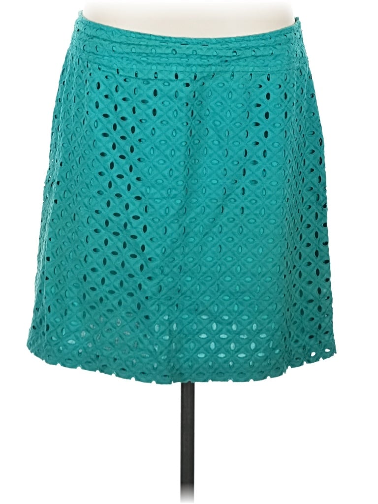 Pre-owned Ann Taylor Factory Casual Skirt In Teal