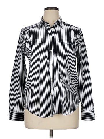 Lauren by Ralph Lauren Long Sleeve Button-Down Shirt (view 1)
