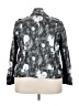 Lane Bryant 100% Rayon Print Silver Jacket Size 22 - 24 Plus - photo 2