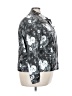 Lane Bryant 100% Rayon Print Silver Jacket Size 22 - 24 Plus - photo 4