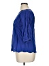 Gap 100% Cotton Blue 3/4 Sleeve Blouse Size XL - photo 5