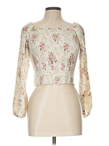 American Eagle Outfitters 3/4 Sleeve Blouse (view 1)