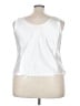 Delta Burke 100% Polyester White Sleeveless Top Size 3X - photo 2