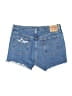 Levi's Solid Blue Denim Shorts Size 28 - photo 2