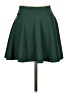 Urban Coco Solid Green Casual Skirt Size S - photo 2
