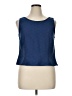 Sag Harbor 100% Polyester Blue Sleeveless Top Size 16 (petite) - photo 1
