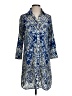 CAbi 100% Polyester Paisley Blue Casual Dress Size S - photo 1