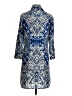 CAbi 100% Polyester Paisley Blue Casual Dress Size S - photo 2