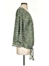 Daytrip 100% Polyester Green 3/4 Sleeve Blouse Size S - photo 4