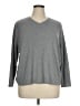 Karen Scott Gray Pullover Sweater Size 1X - photo 1