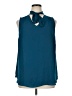 Apt. 9 100% Polyester Teal Sleeveless Blouse Size 1X - photo 1
