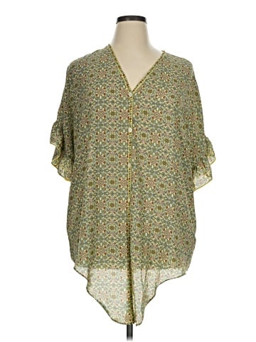 Max Studio Short Sleeve Blouse (view 1)