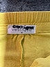 Vestique 100% Cotton Solid Yellow Shorts Size M - photo 3