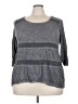 Cato Gray 3/4 Sleeve Top Size 22 - 24 - photo 1