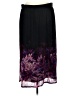 Dana Buchman 100% Polyester Floral Black Formal Skirt Size XL - photo 1