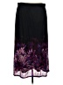 Dana Buchman 100% Polyester Floral Black Formal Skirt Size XL - photo 2