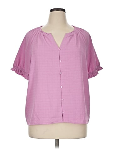 Nine West Short Sleeve Blouse (view 1)