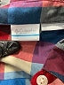 Columbia 100% Polyester Plaid Blue Long Sleeve Blouse Size L - photo 7
