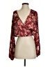 rue21 100% Polyester Burgundy 3/4 Sleeve Blouse Size S - photo 1