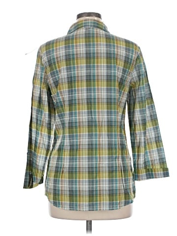 Christopher & Banks 3/4 Sleeve Button-Down Shirt (view 2)