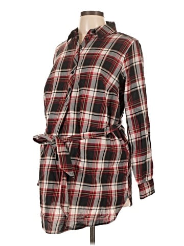 H&M Mama Long Sleeve Button-Down Shirt (view 1)