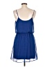 Guess 100% Polyester Polka Dots Blue Casual Dress Size L - photo 2