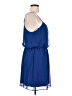 Guess 100% Polyester Polka Dots Blue Casual Dress Size L - photo 4